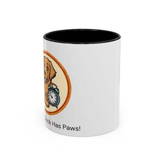 My Alarm Clock Has Paws — Funny Golden Retriever Mug